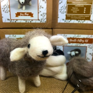 Grey Sheep - Needle Felting Kit