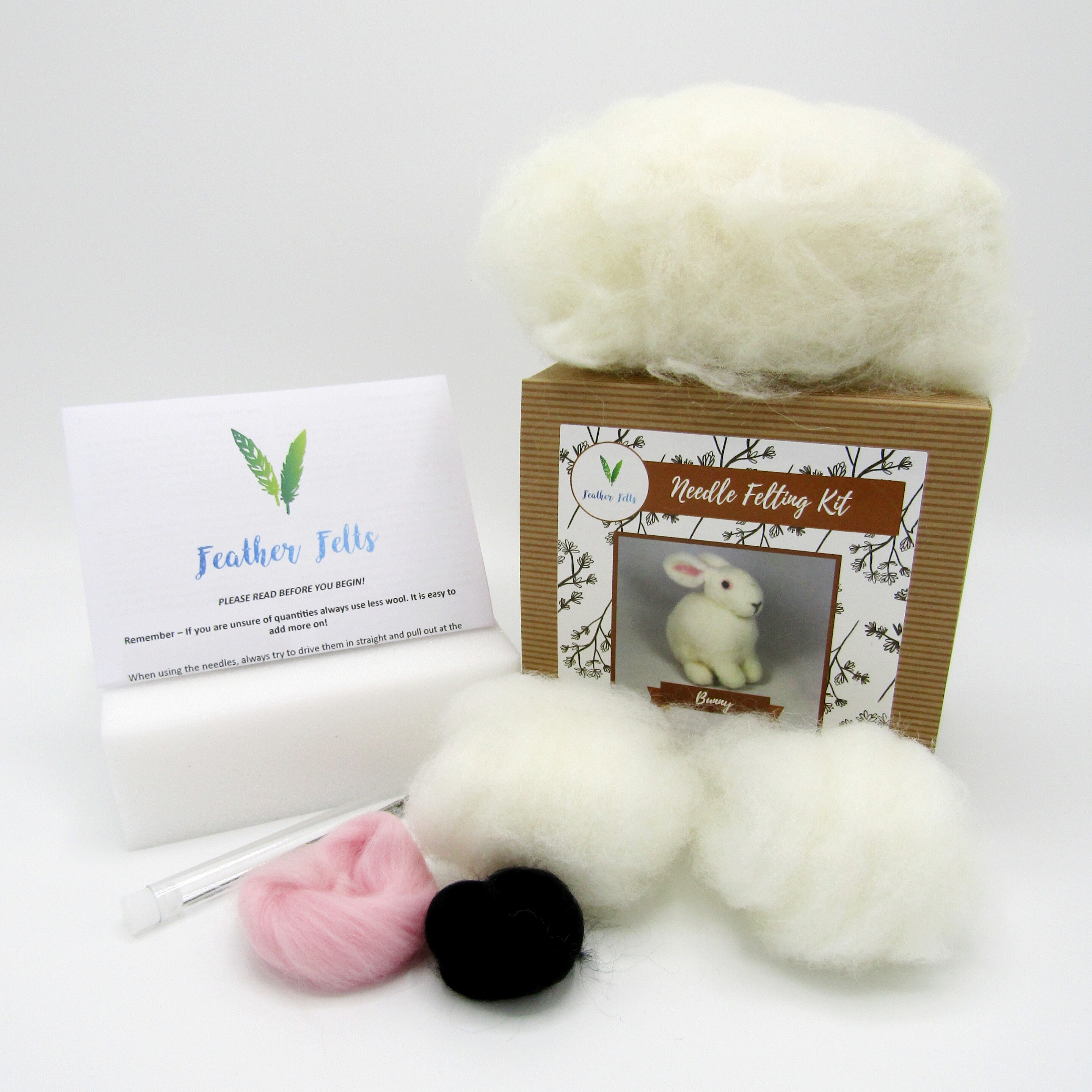 Bunny - Needle Felting Kit - Etsy