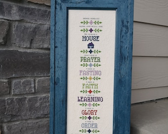 House of God - Digital Cross Stitch Pattern