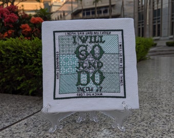 I Will Go and Do - Digital Cross Stitch Pattern