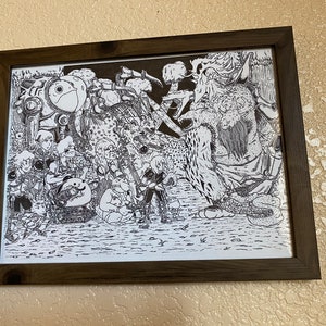 VARIATION 16: BATTLE Framed Panoramic