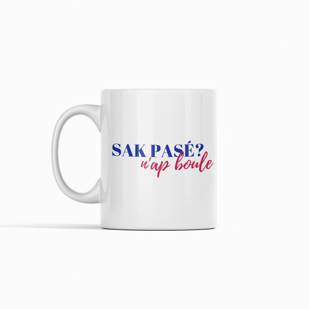 Sak Pase Nap Boule Coffee Mugs 11 Ounces Etsy