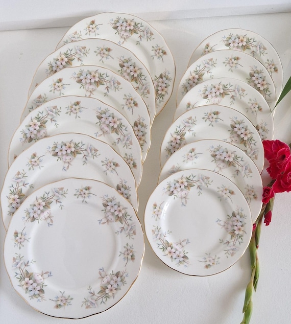 Vintage Duchess Bone China 'lansbury 518,' Set of 6 Side Plates