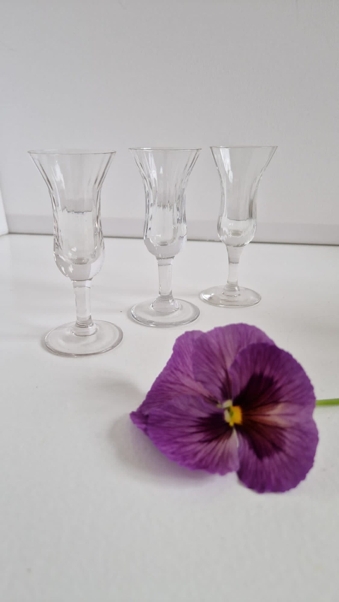 Vintage Liqueur Sherry Glasses X3 Vintage Liqueur Glasses Etsy Australia