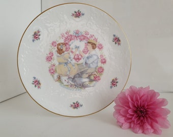 Vintage bord Royal Doulton 'Valentine' fijn porselein, 1977