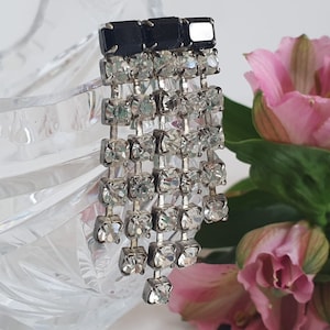 Vintage Diamanté Cascading  Brooch, Pin