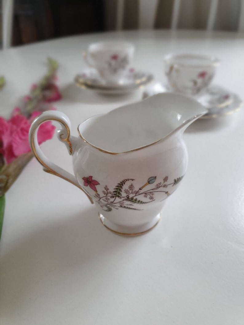 Vintage Royal Standard Bone China Milk Jug in Fancy Free Etsy