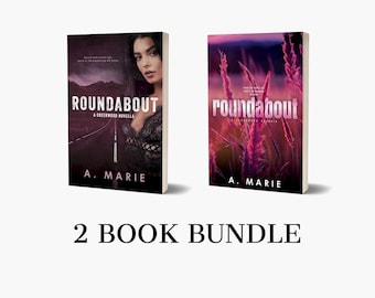 Rounabout 2-Book Bundle by A. Marie Signed Paperback / Romance Novels / Books / Biker Romance / Small Town Romance / Romantic Dramedy