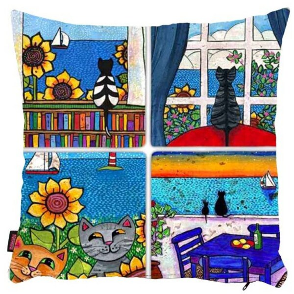 Cat Throw Pillow Etsy