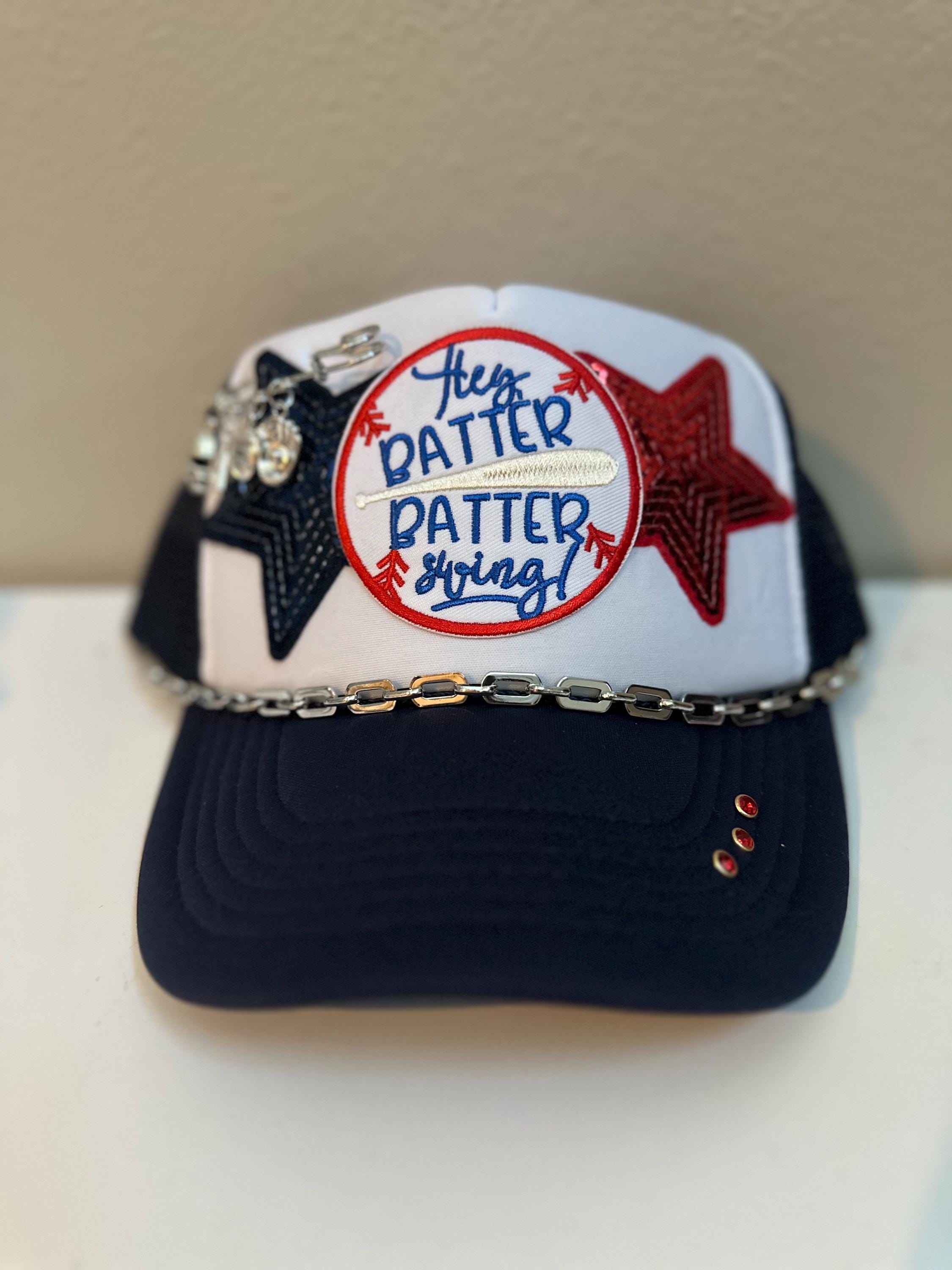 Hey Batter Batter Swing Trucker Hat - Etsy display picture 3