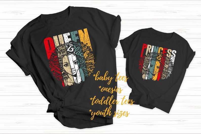 Queen and Princess Queen Shirt Mommy and Me Outfits Mother