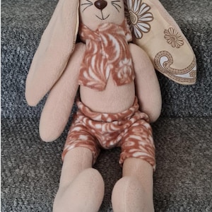 Animaux en peluche Lapin Lapin Peluche Lapin en textile Poupée d&#39;art Décoration d&#39;intérieur Jouets faits main Lapin en peluche Lapin unique en son genre