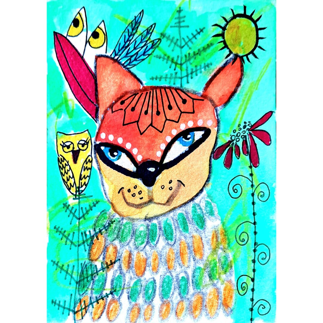 Print of Original, Gift for Cat Lovers, Cat Print, Cat Decor