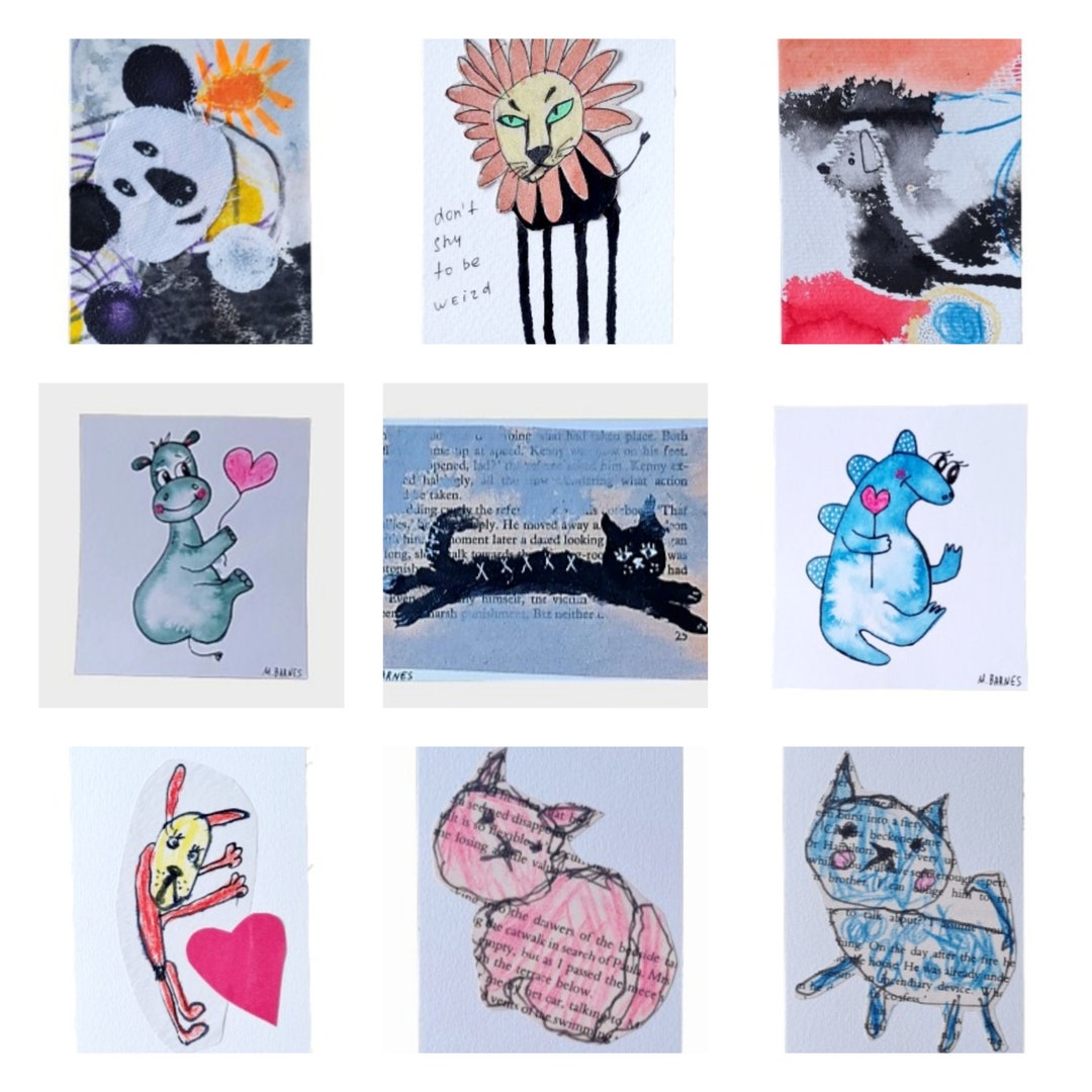 ACEO Original Art Aceo Cards Collectible Cards Aceo Cards Aceo Painting ...