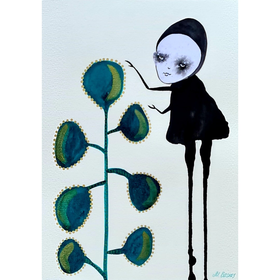 オリジナルアート アウトサイダーアート 奇妙な絵 風変わりな