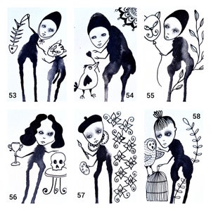 Prints of original art,  Weird art,  Abstract figures,  Abstract art,  Black and white art, Stylish design,  Unique art, Primitive art , Odd