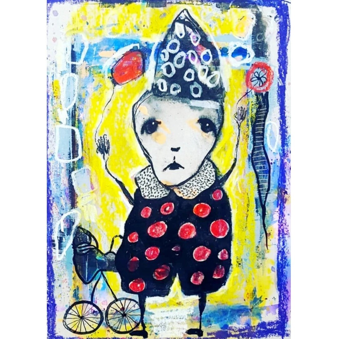 Original Art Print Outsider Art Art Brut Abstract Figurative Naive Art  Avangard Art Alternative Art Abstract Figures Weird Picture Drawing - Etsy