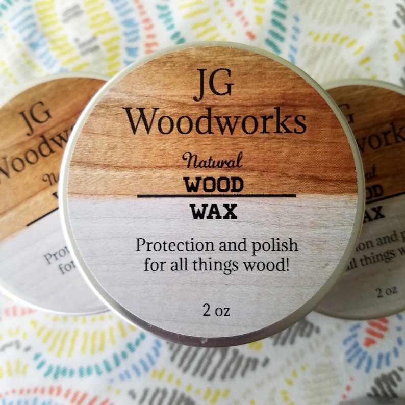 100/% Natural Food Safe Beeswax Wood Finish and Polish