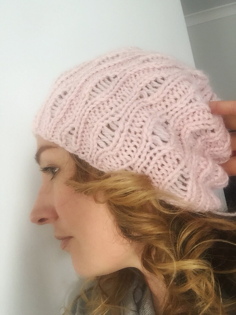 PDF Knitting Pattern for "harmaa" Slouchy Hat | Detailed Instructions ...