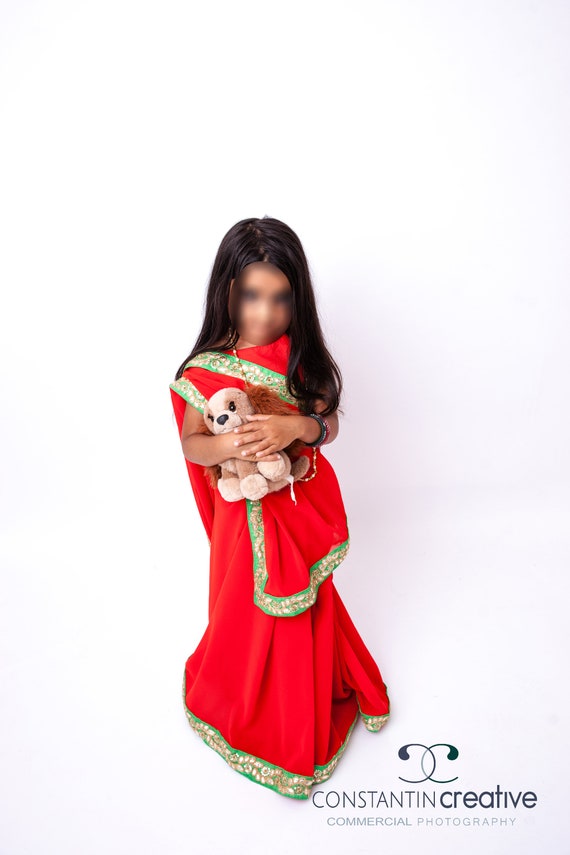 saree dress for girl