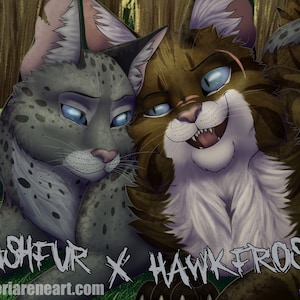 Ashfur Sticker for Sale by ClownCryptids