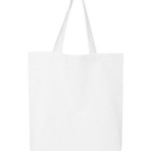WHITE TOTE BAG, I craft therefore I hoard, Cotton Canvas Tote Bag image 3