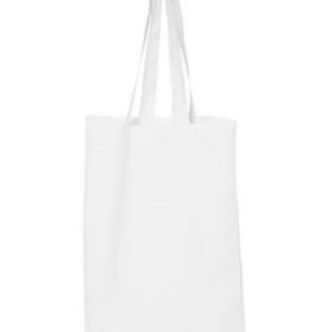 WHITE TOTE BAG, I craft therefore I hoard, Cotton Canvas Tote Bag image 4