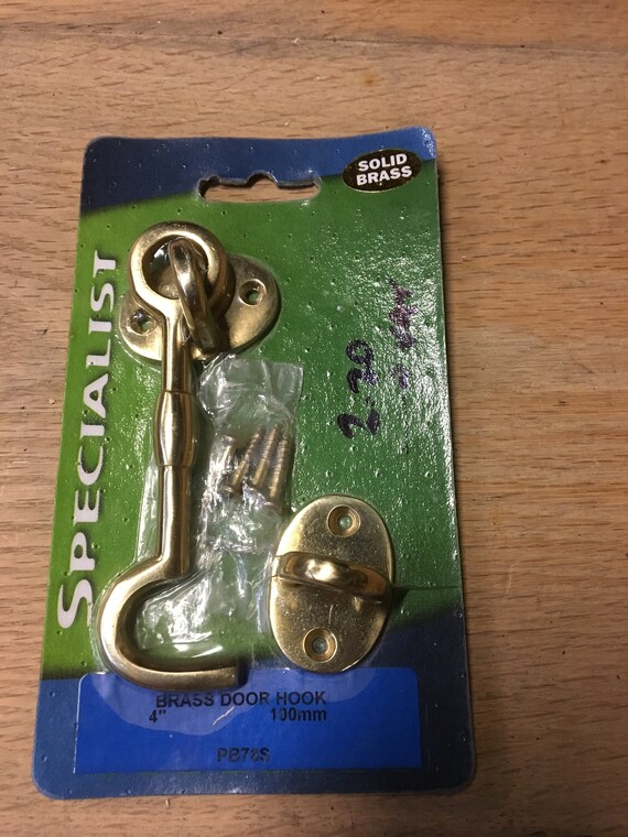Door Hook And Eye Brass Cabin Latch Gate Shed Door Sizes 10 6 4 Solid Brass Traditional Design Style
