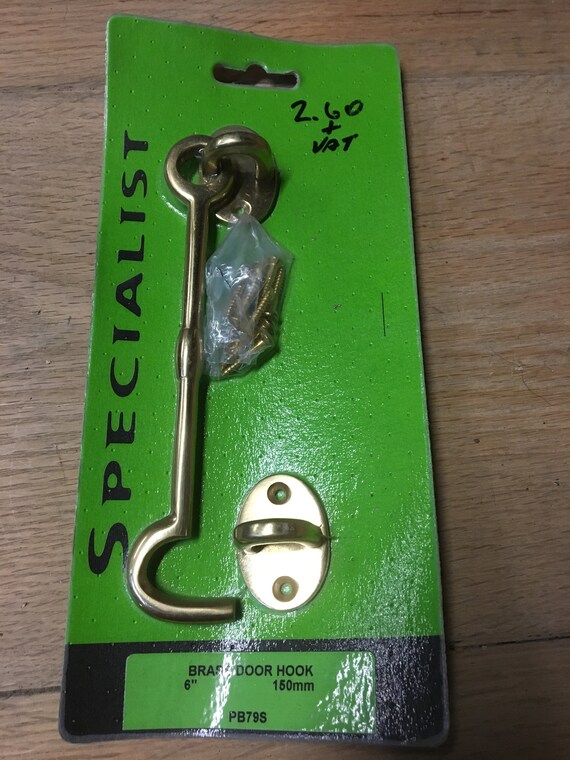 Door Hook And Eye Brass Cabin Latch Gate Shed Door Sizes 10 6 4 Solid Brass Traditional Design Style