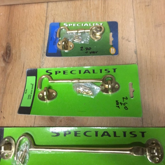 Door Hook And Eye Brass Cabin Latch Gate Shed Door Sizes 10 6 4 Solid Brass Traditional Design Style