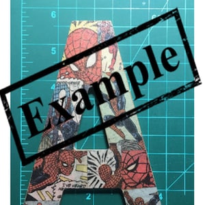 Comic Book Letters (add required letter quantity to your cart)