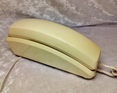 Babt White Ren 1 Audioline 29 push button telephone (working)- vintage