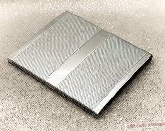 Minimalist Silver Tone Metal Vintage Card Case-7cm