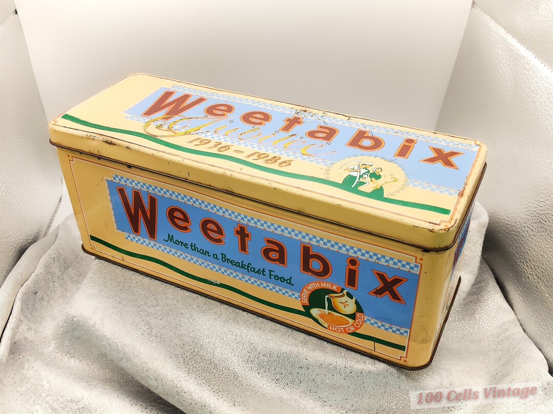 Weetabix Silver Jubilee 1986 Vintage Breakfast Cereal Tin28cm Etsy