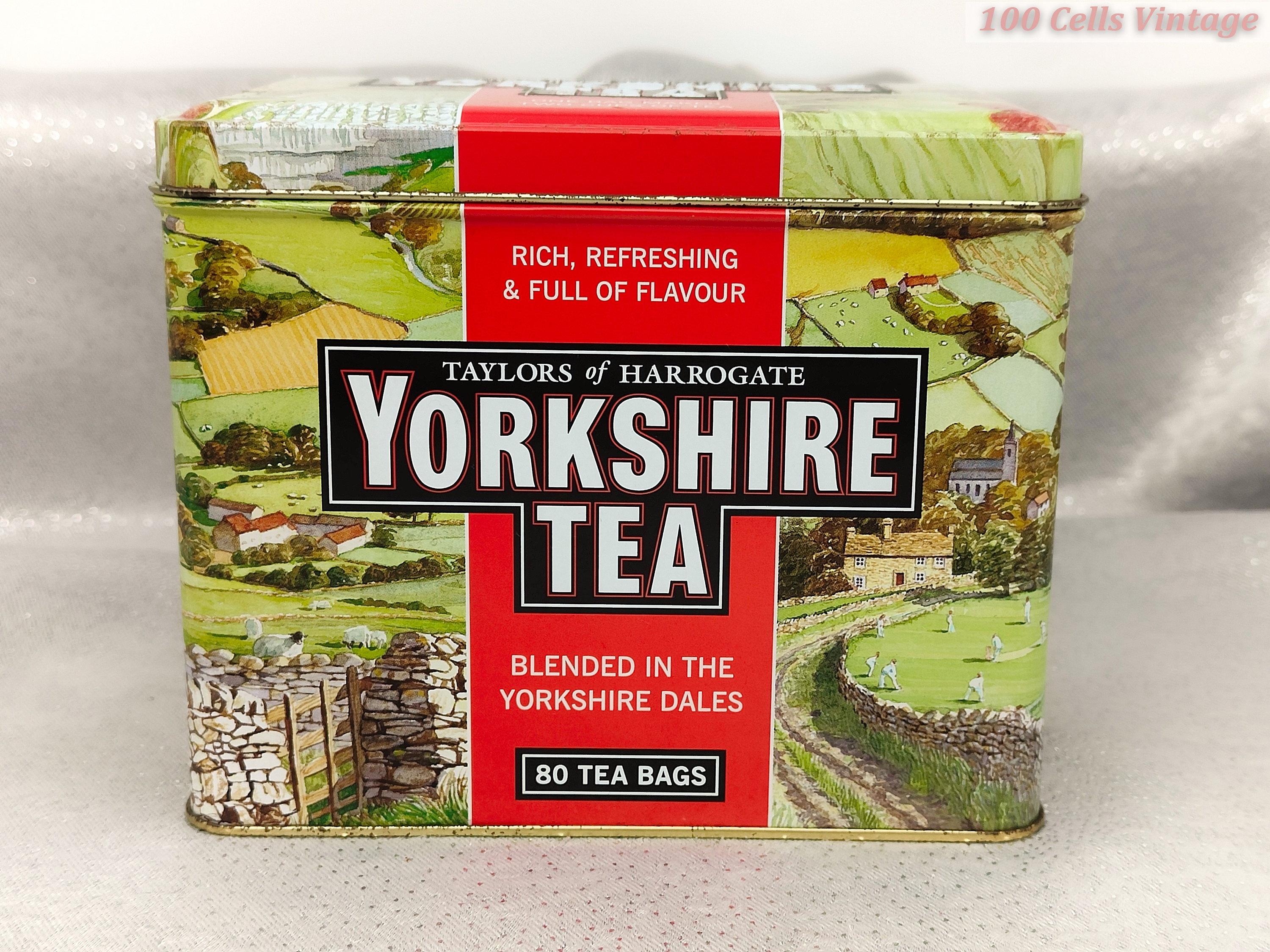 Yorkshire Tea Vintage Tea Tin/caddy15.5cm Etsy