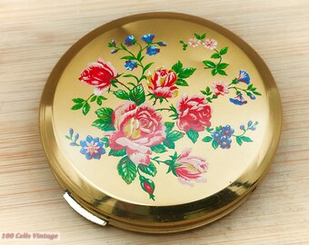 ヴィンテージコンパクトミラー：化粧台の装飾 - Etsy 日本