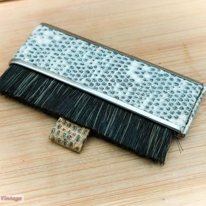 Vintage pocket/handbag clothes brush/lint brush 0gr, compact mirror, vintage compact, handheld mirror, vintage vanity
