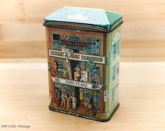 Ian Logan Americana Collection House Shaped Vintage Storage Tin (10cm)