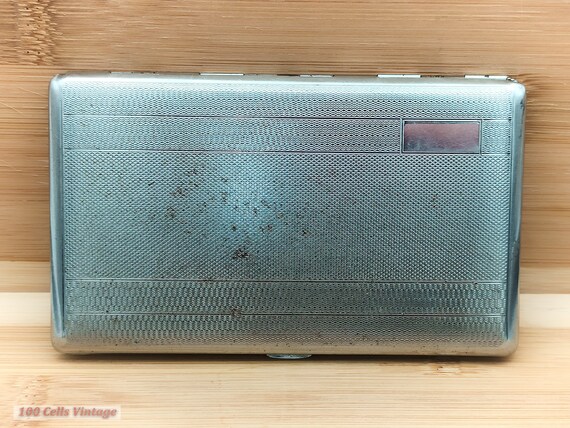 polo cigarette case and lighter 1930's/1940's Polo Cigarette Case & Lighter Combination
