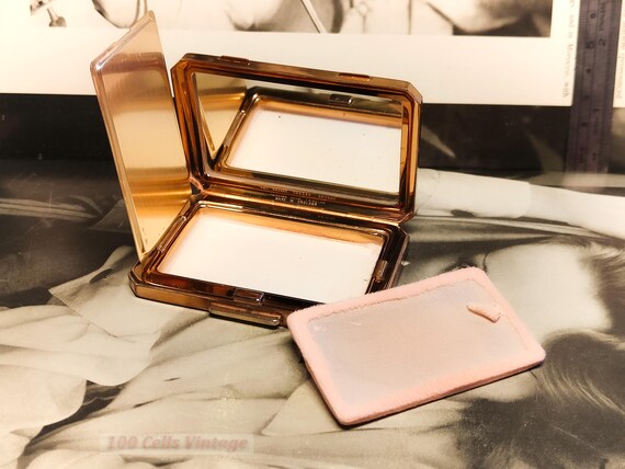 Stratton rectangular gold black art deco vintage … - image 5