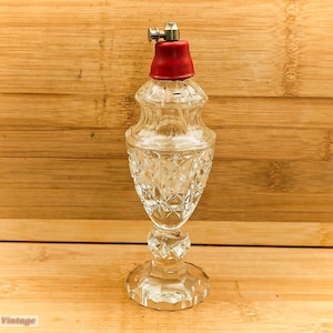 Crystal/glass (needs atomiser)-17cm-Vintage Perfume/Scent Bottle-cd