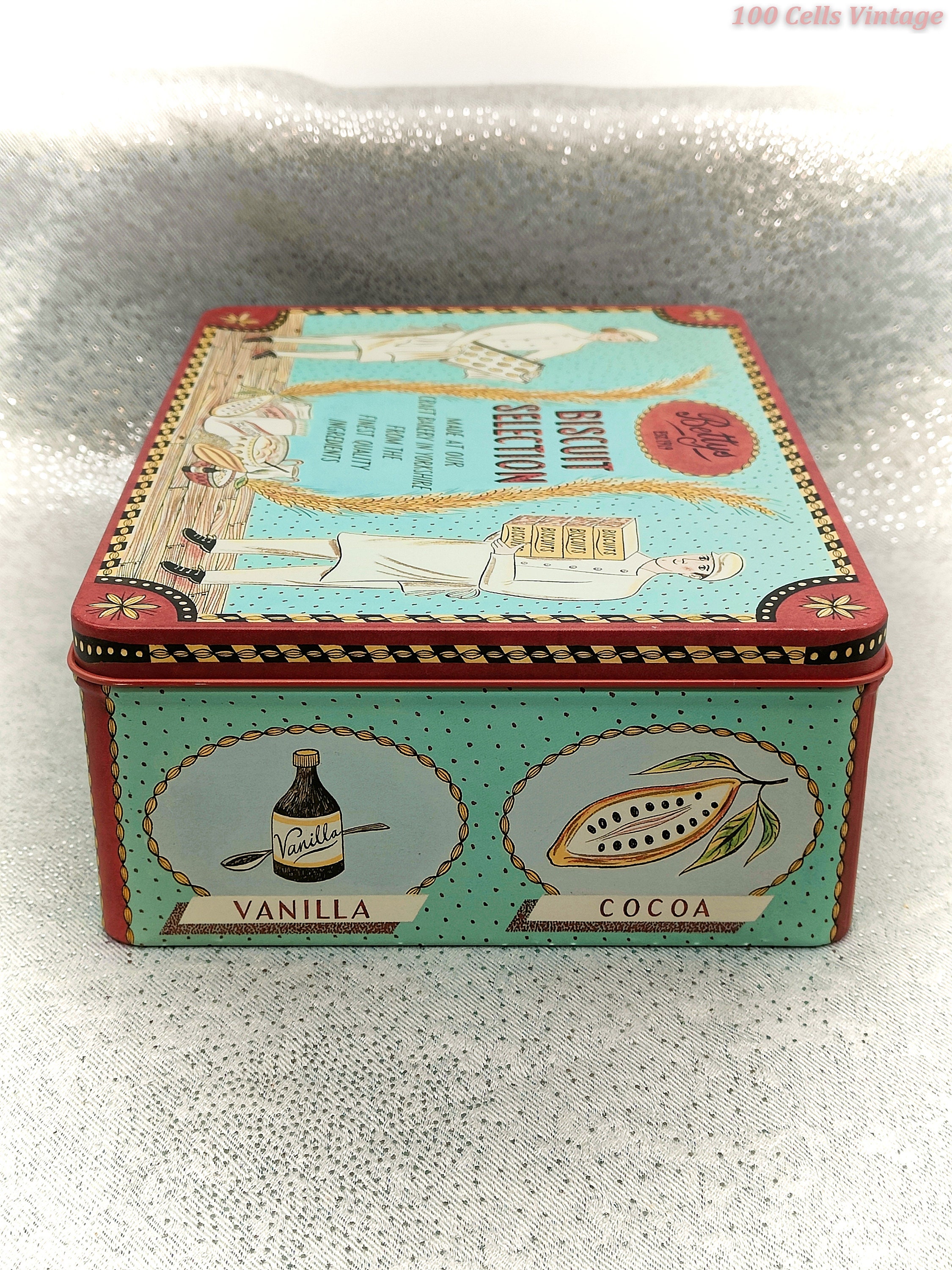 Bettys Biscuit Selection-Collectable Empty Biscuit Tin-Emily
