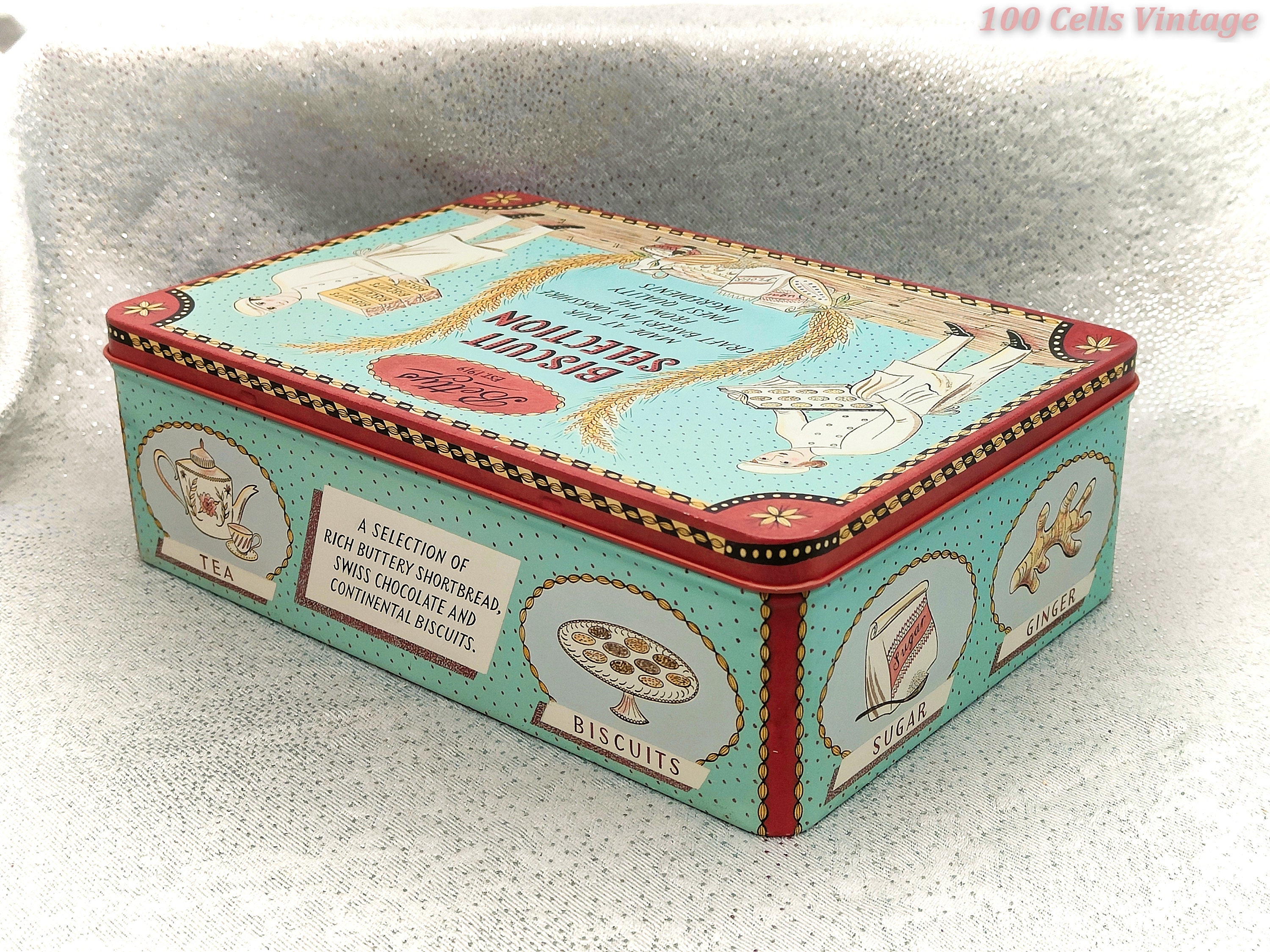 Bettys Biscuit Selection-Collectable Empty Biscuit Tin-Emily