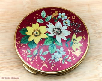 ヴィンテージコンパクトミラー ヴィンテージコンパクトミラー：化粧台の装飾 - Etsy 日本