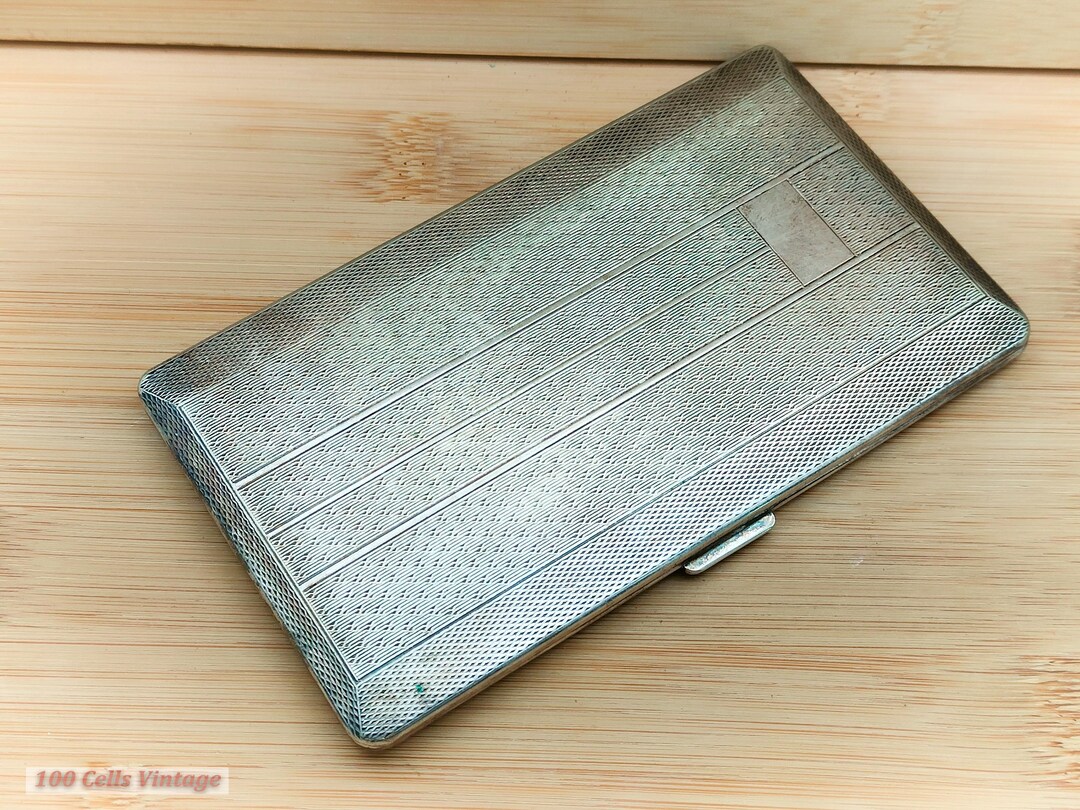 Har Bro アールデコ シルバートーン ヴィンテージ シガレットケース