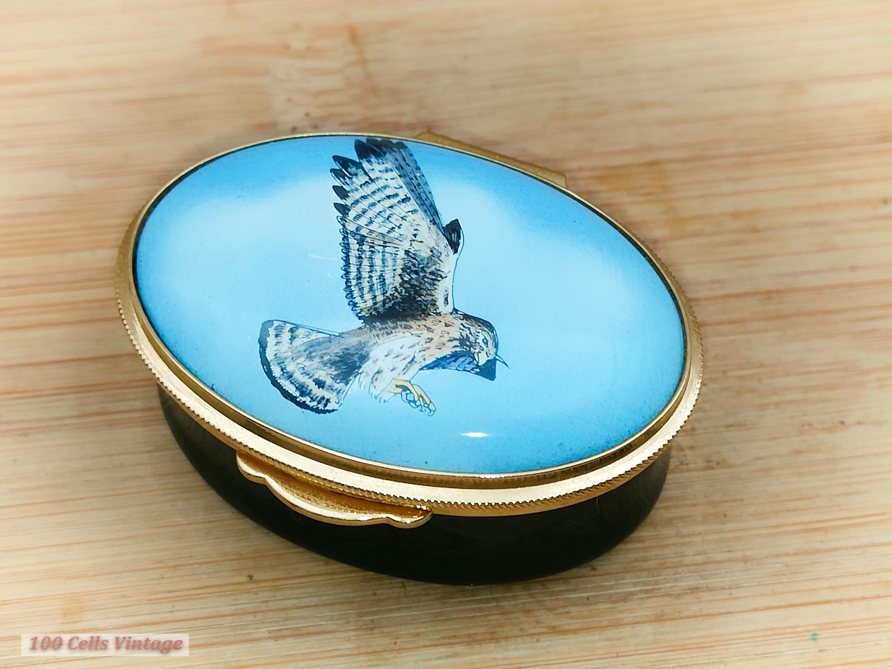 英国STAFFORDSHIRE ENAMELS ピルケース　テディベアピルケース 英国STAFFORDSHIRE ENAMELS ピルケース テディベアピルケース