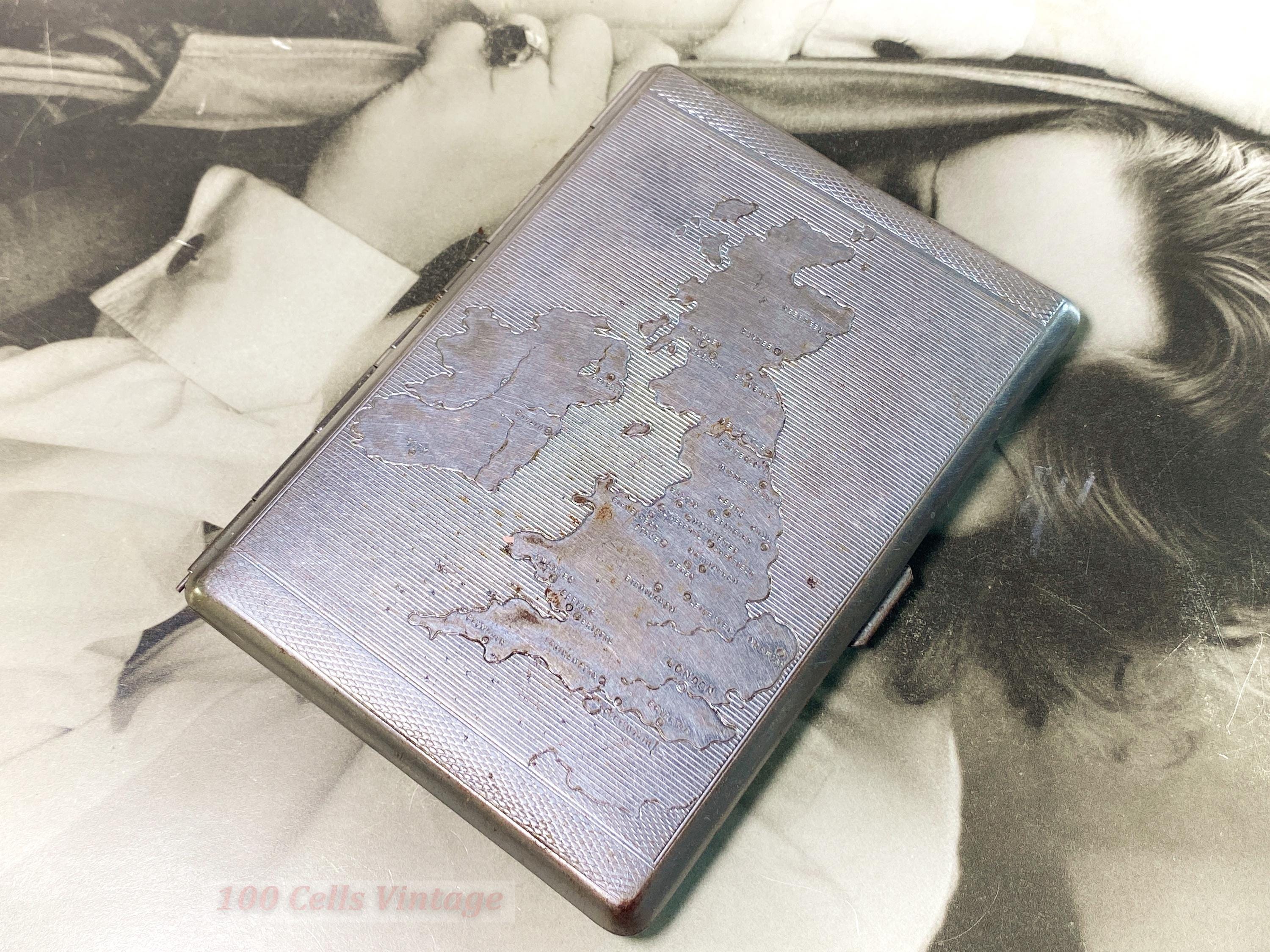 commemorative cigarette case outer worlds Map Cigarette Case