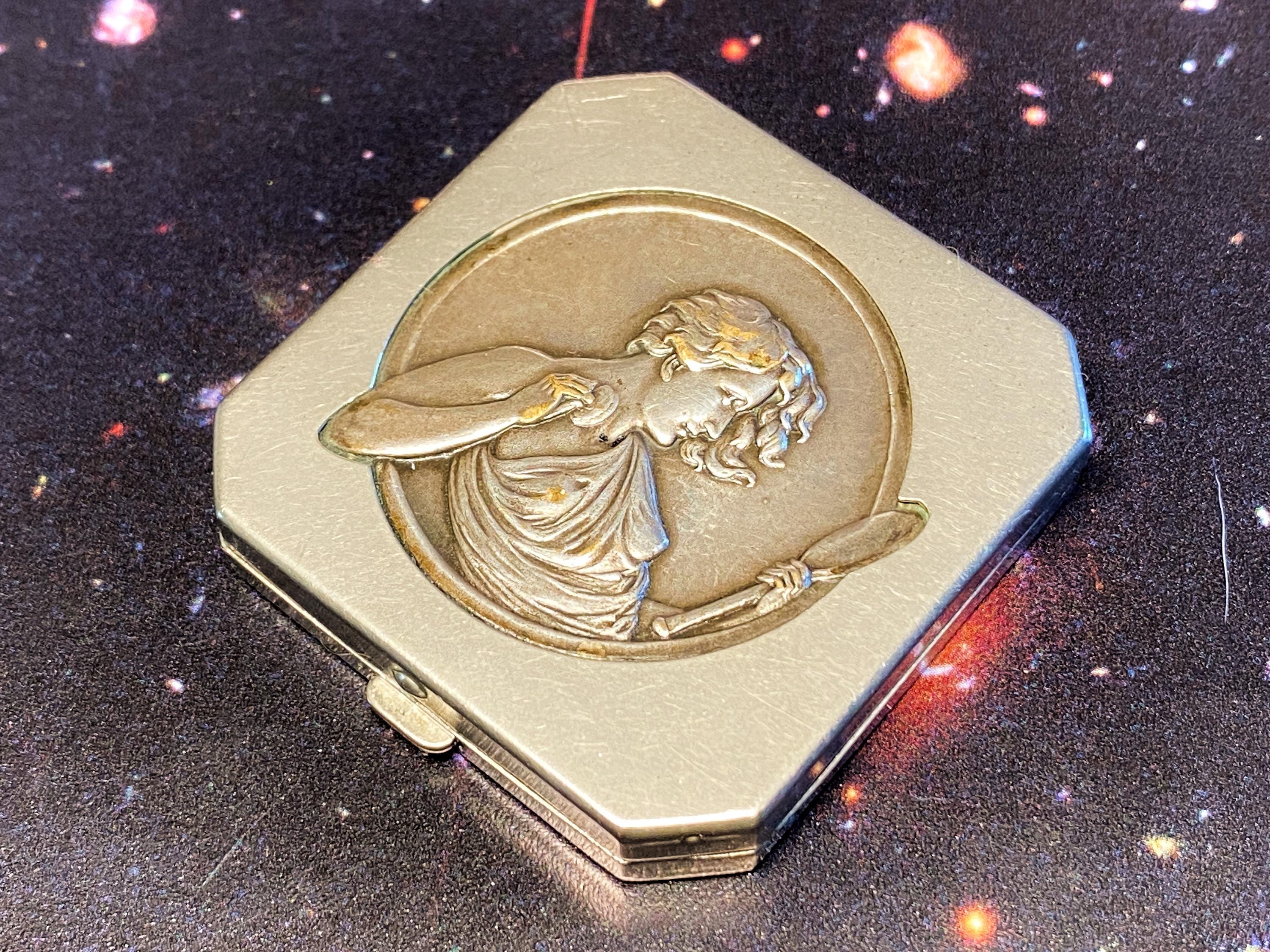 Vintage compact mirror - Etsy 日本