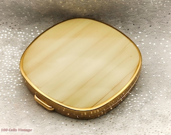 Boots Marble Effect-Vintage Ladies Powder Compact -C3