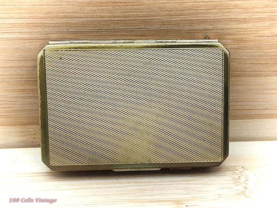 Stratton Minimalist Rectangular Gold Tone-Vintage… - image 2